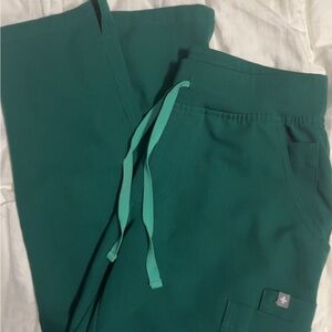 Figs Hunter Green Kade Cargo Pants